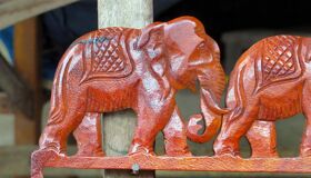 Laos Elephant Statues - Seize the cultural essence of Laos’s artistry